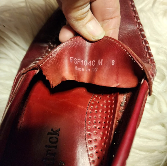 Paul Frederick Tassel Italian driving mocs M8/ W10 - Picture 7 of 11